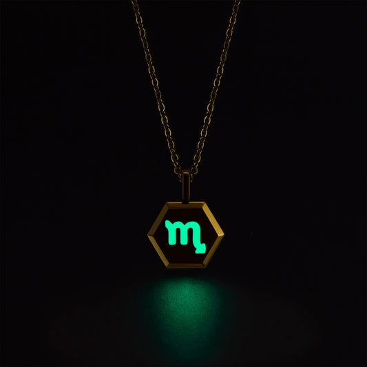 Scorpio Zodiac Pendant Necklace (Gold / Silver)