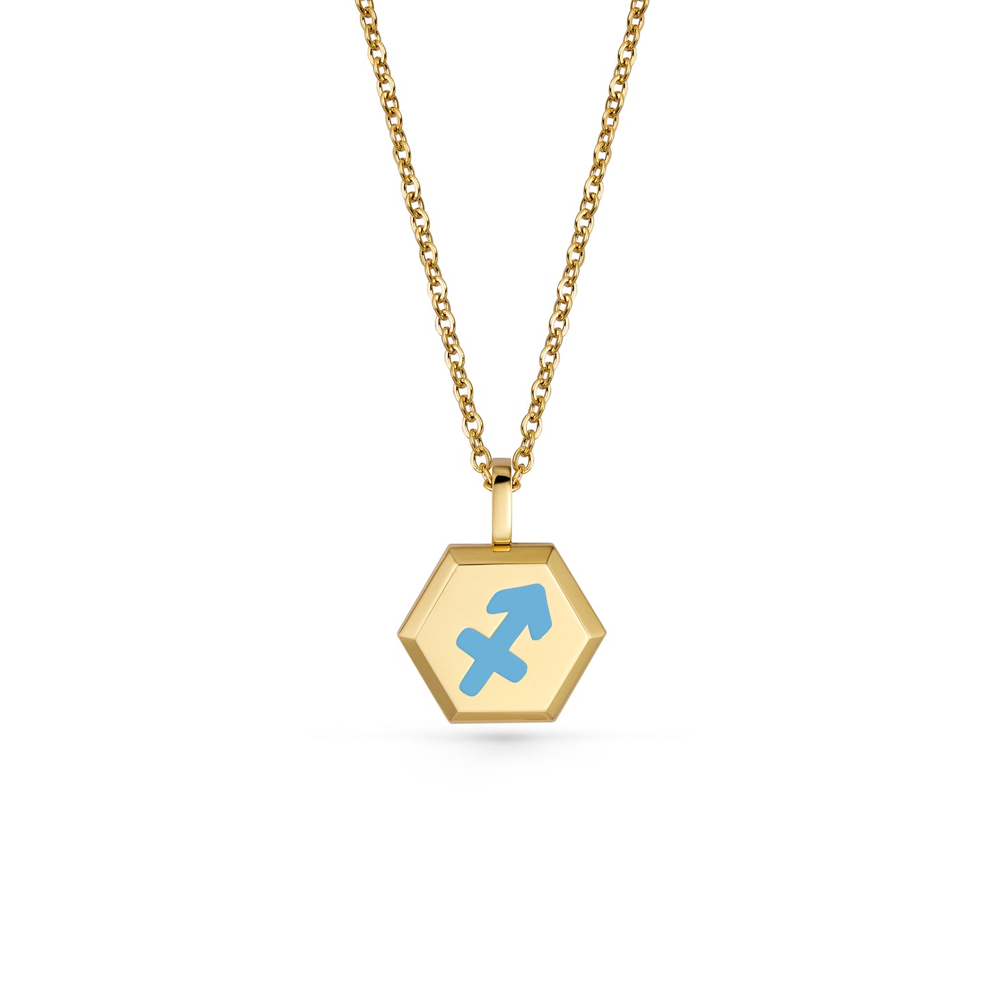 Sagittarius Zodiac Pendant Necklace (Gold / Silver)