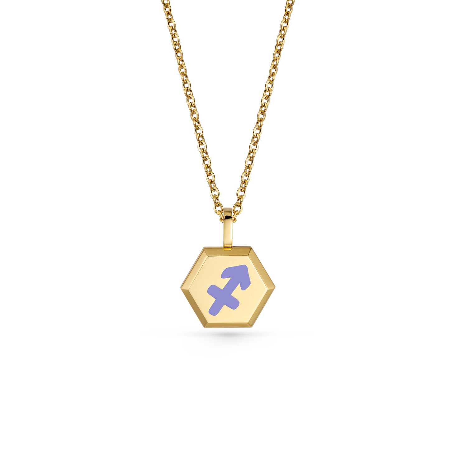 Sagittarius Zodiac Pendant Necklace (Gold / Silver)