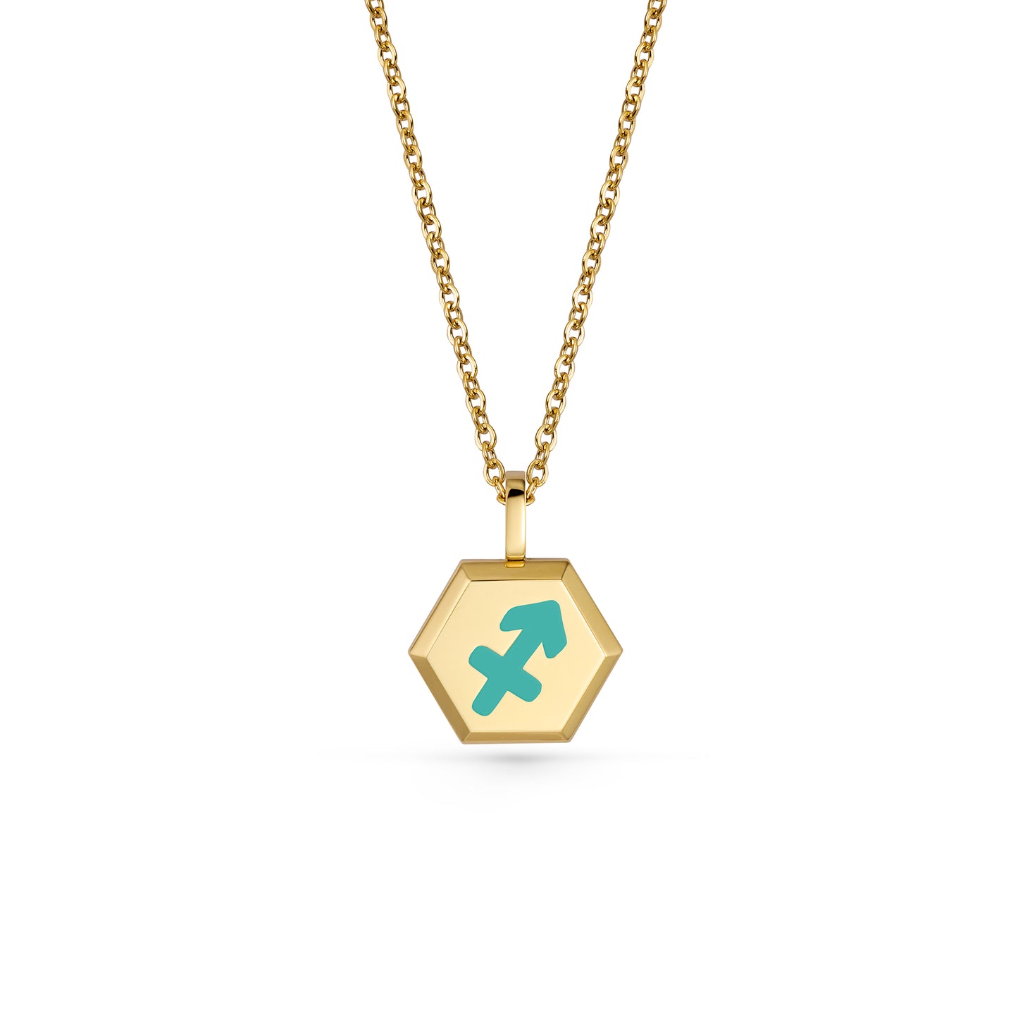 Sagittarius Zodiac Pendant Necklace (Gold / Silver)