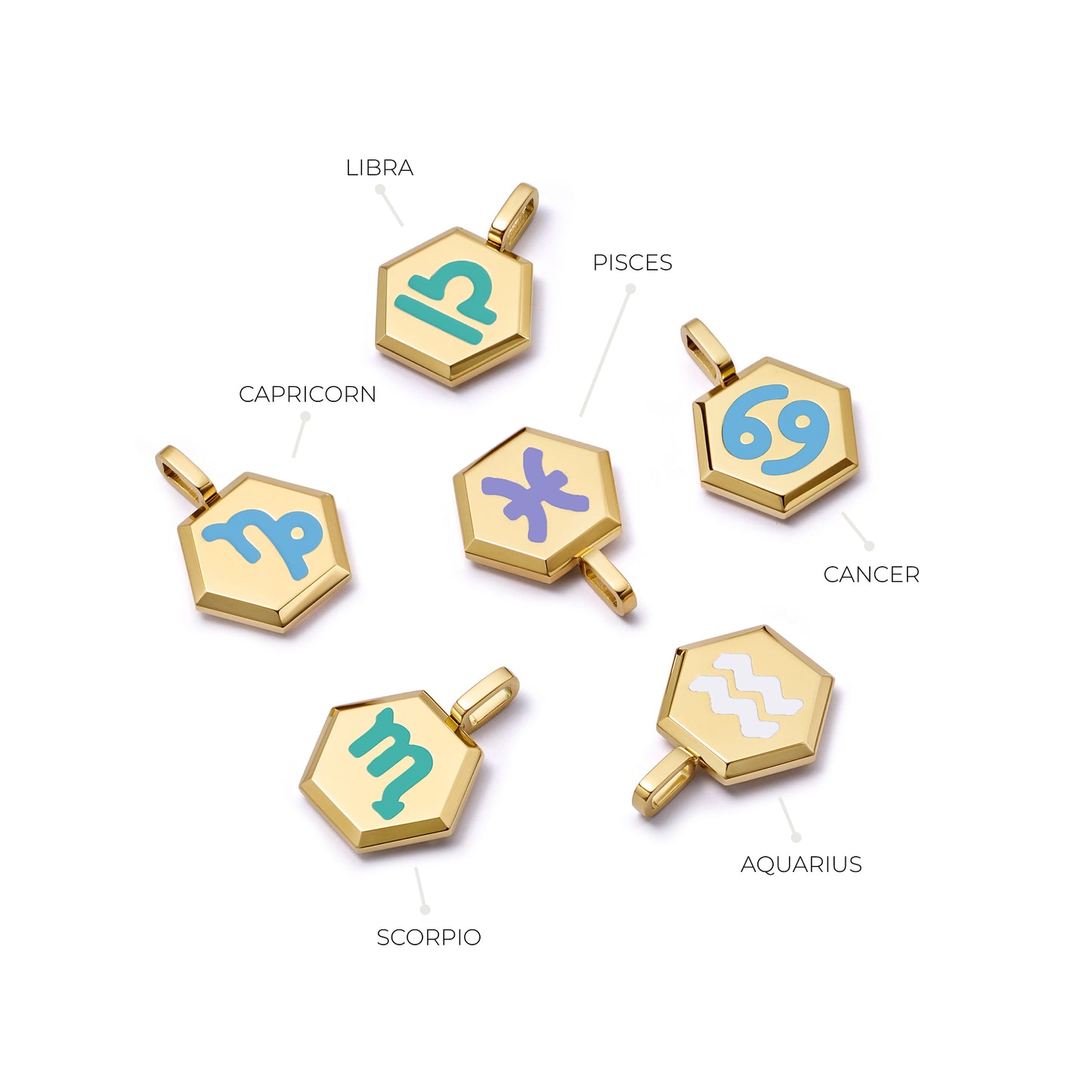 Gemini Zodiac Pendant Necklace