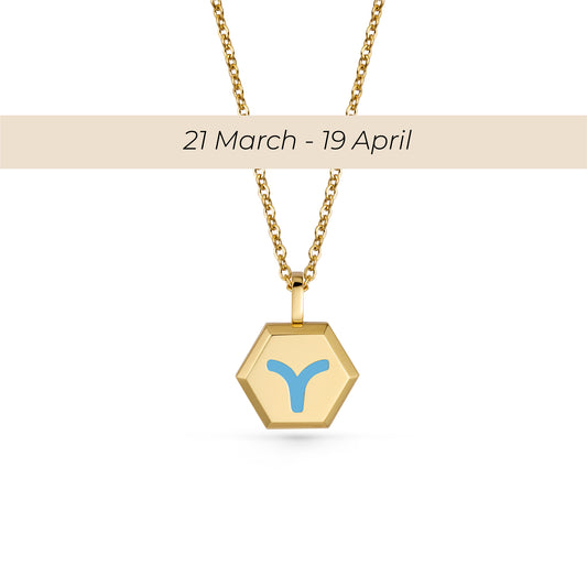 Aries Zodiac Pendant Necklace