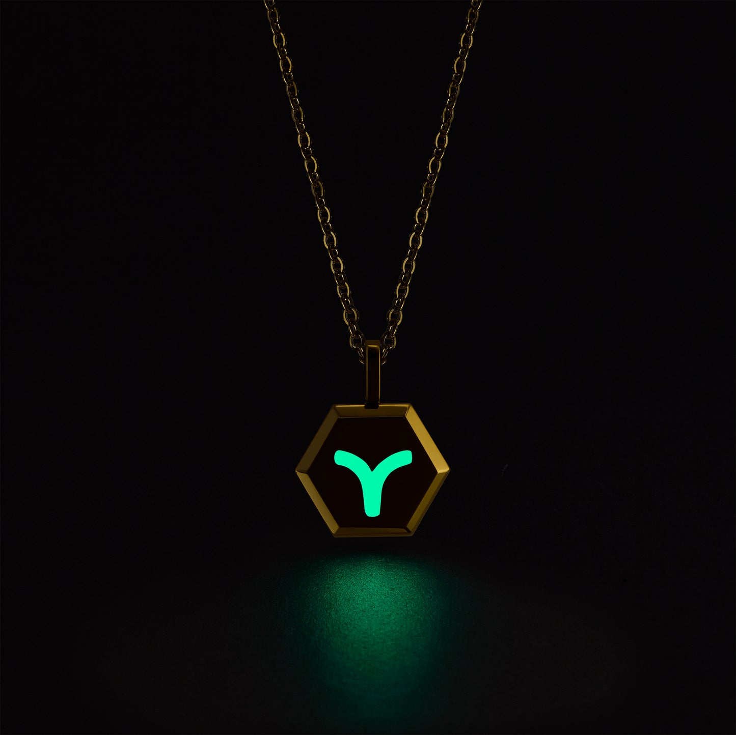 Aries Zodiac Pendant Necklace (Gold / Silver)