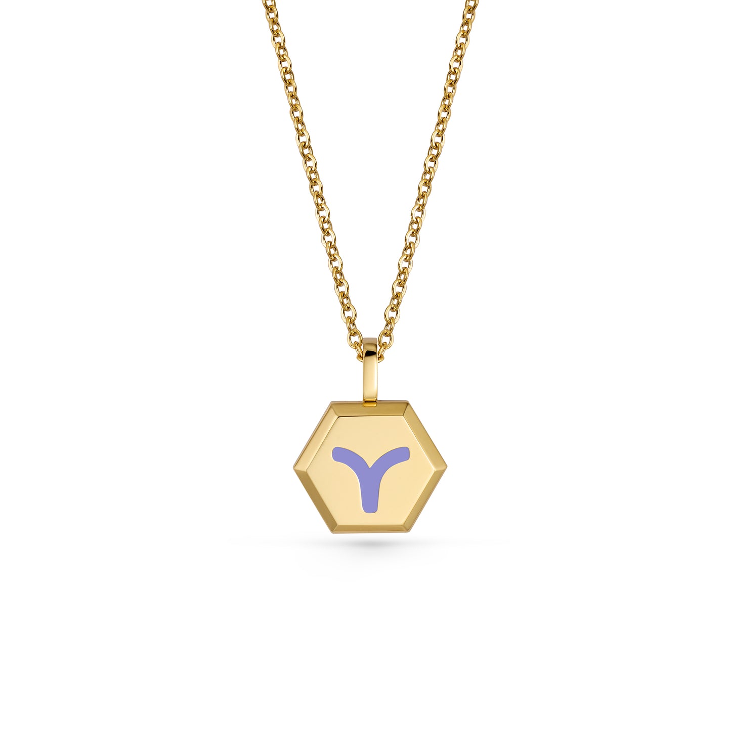 Aries Zodiac Pendant Necklace (Gold / Silver)