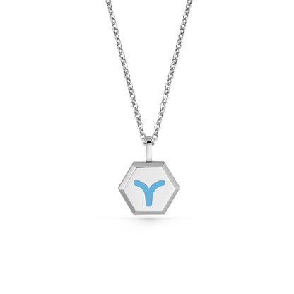 Aries Zodiac Pendant Necklace (Gold / Silver)