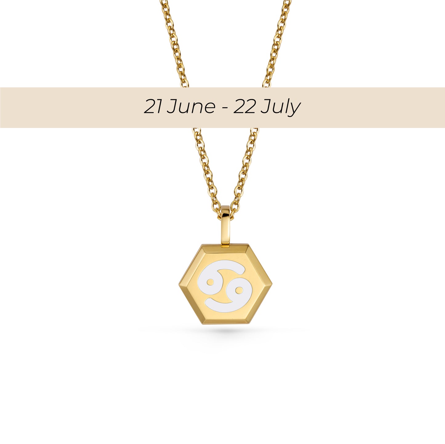 Cancer Zodiac Pendant Necklace