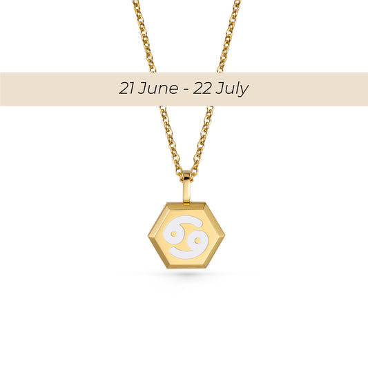 Cancer Zodiac Pendant Necklace
