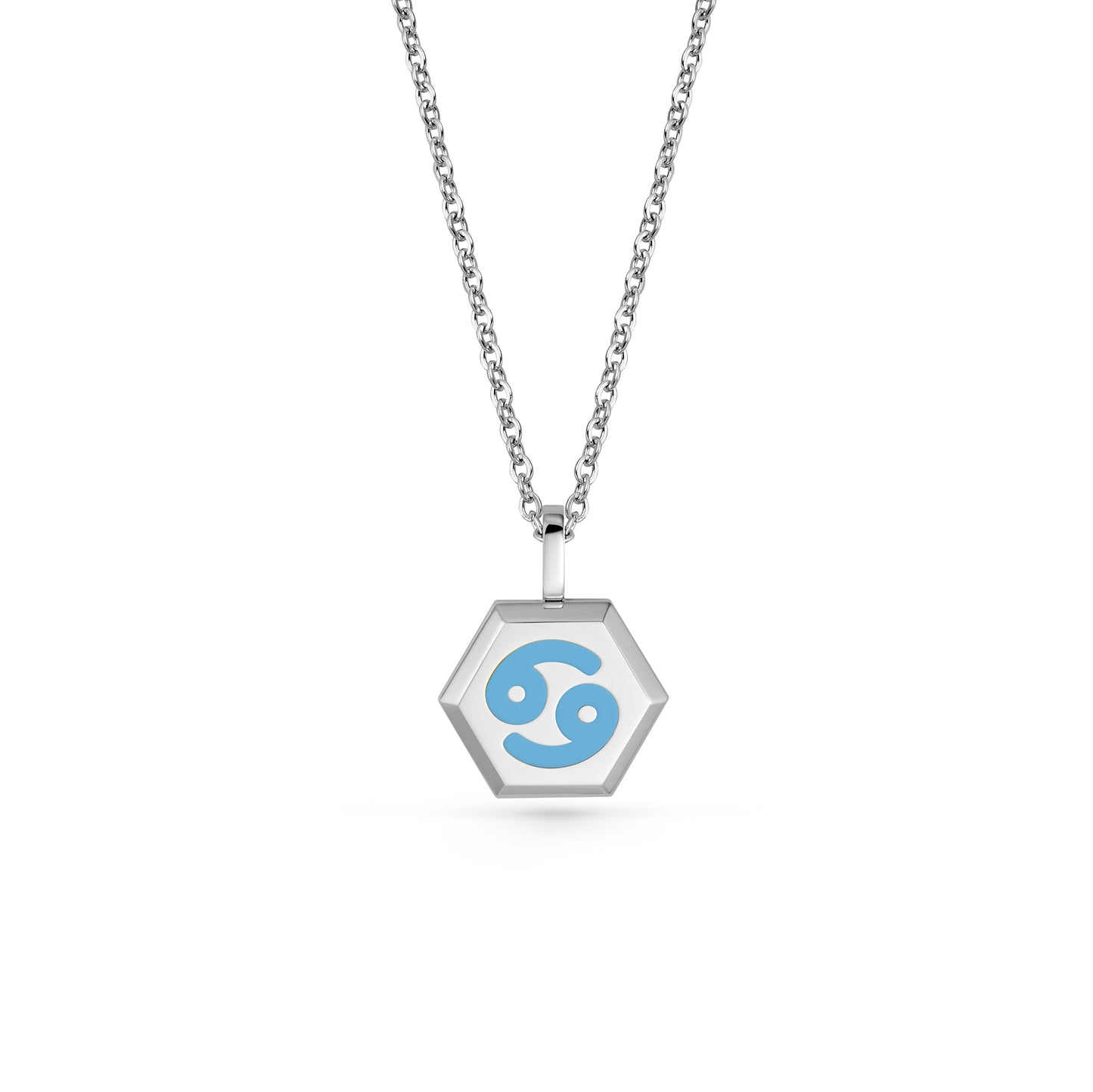 Cancer Zodiac Pendant Necklace (Gold / Silver)