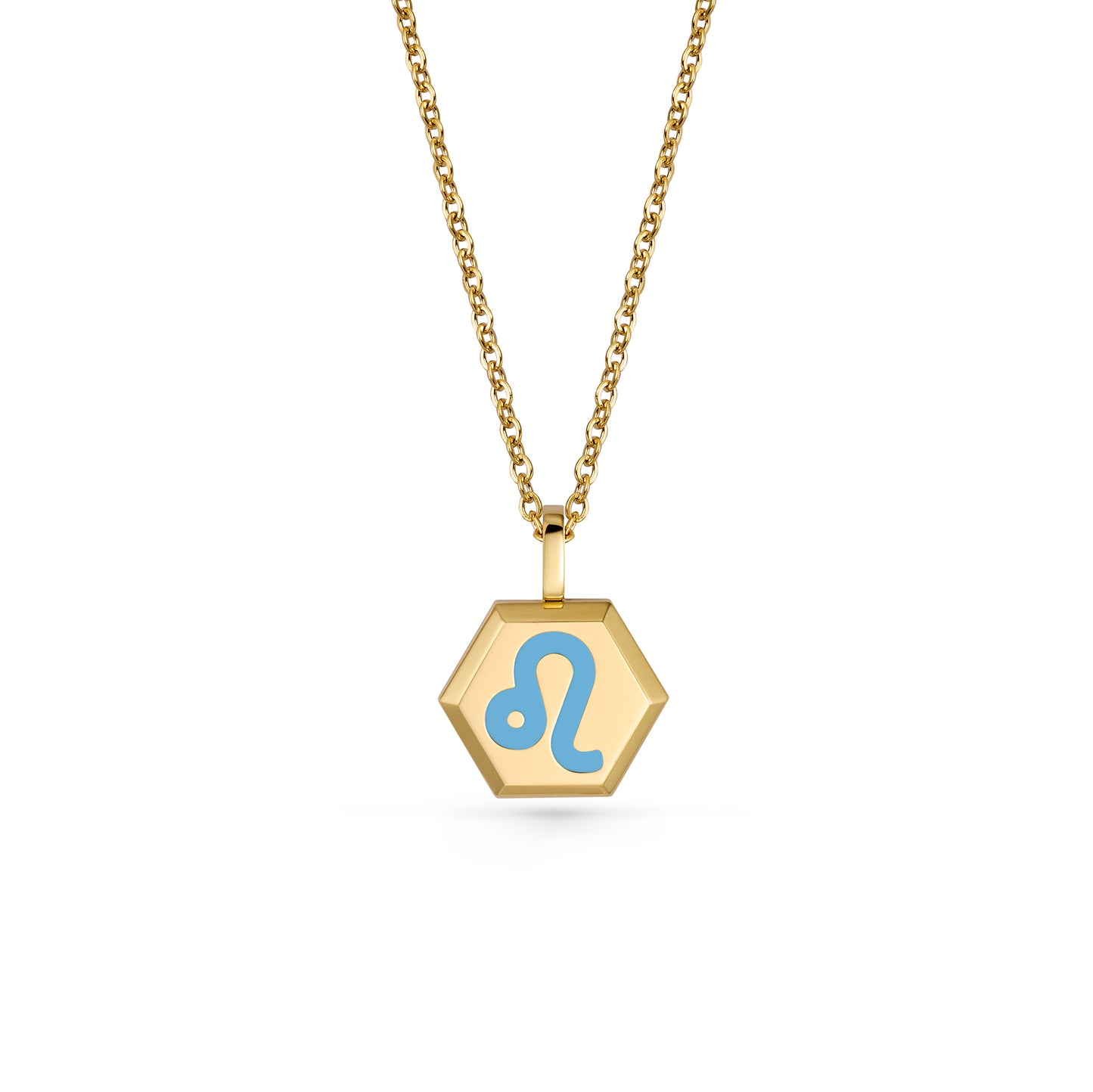 Leo Zodiac Pendant Necklace (Gold / Silver)
