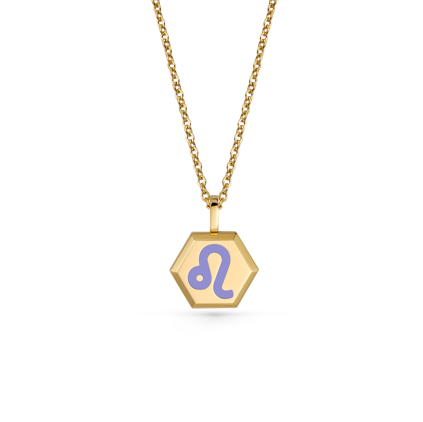Leo Zodiac Pendant Necklace (Gold / Silver)