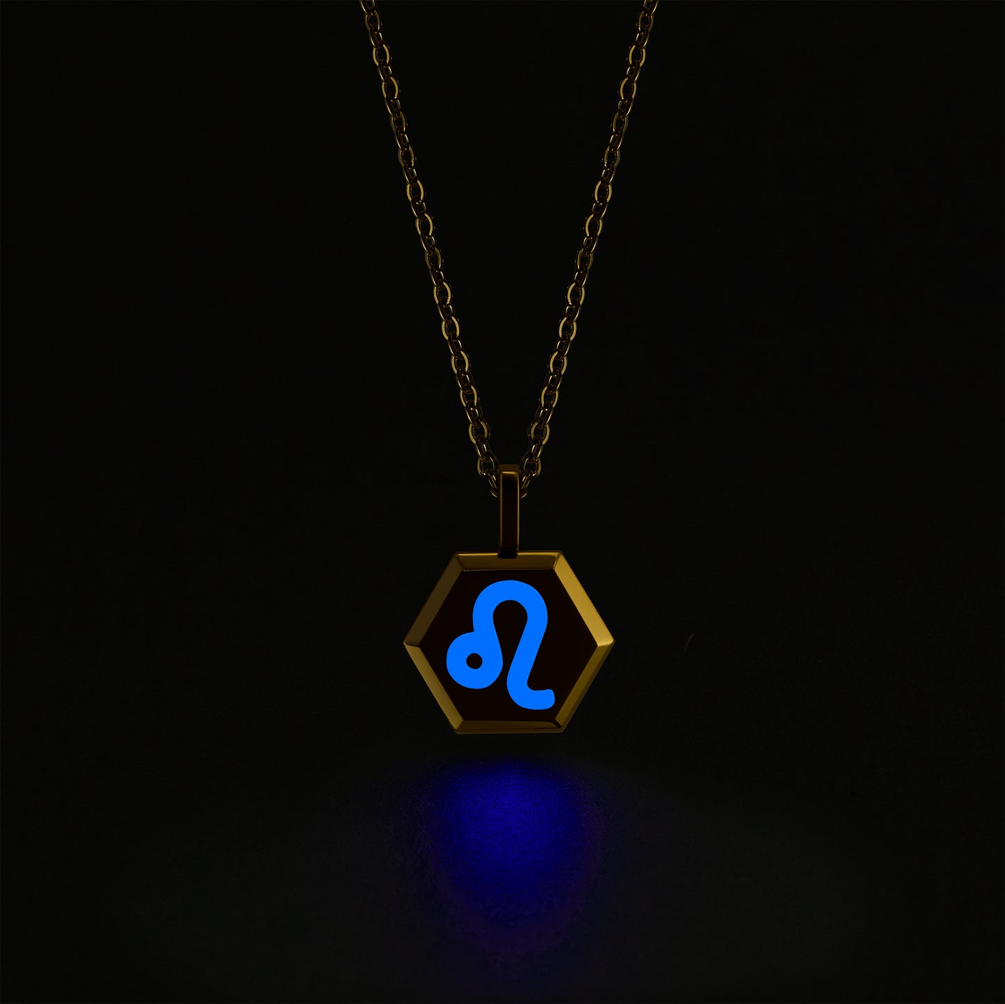 Leo Zodiac Pendant Necklace (Gold / Silver)