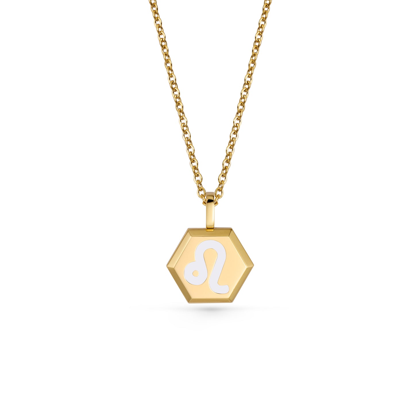 Leo Zodiac Pendant Necklace (Gold / Silver)