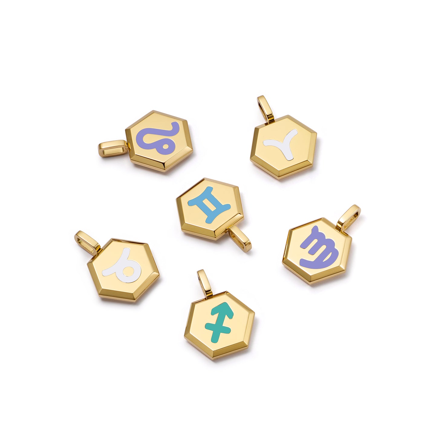 Libra Zodiac Pendant Necklace (Gold / Silver)