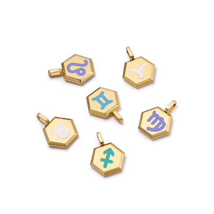Libra Zodiac Pendant Necklace (Gold / Silver)