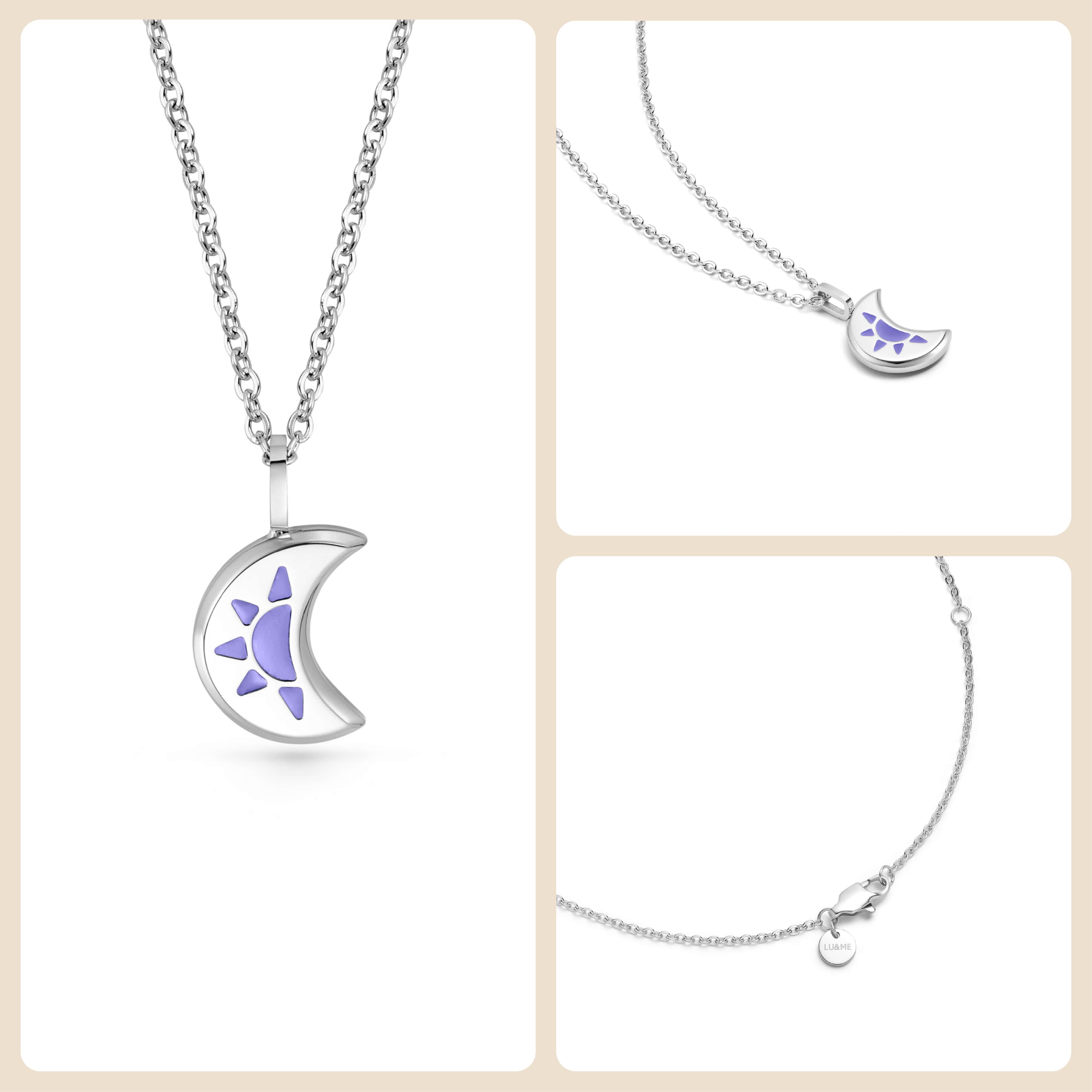 LUNA Necklace | Solar-Powered Jewellery That Glows by LU&ME – LU&ME.CO
