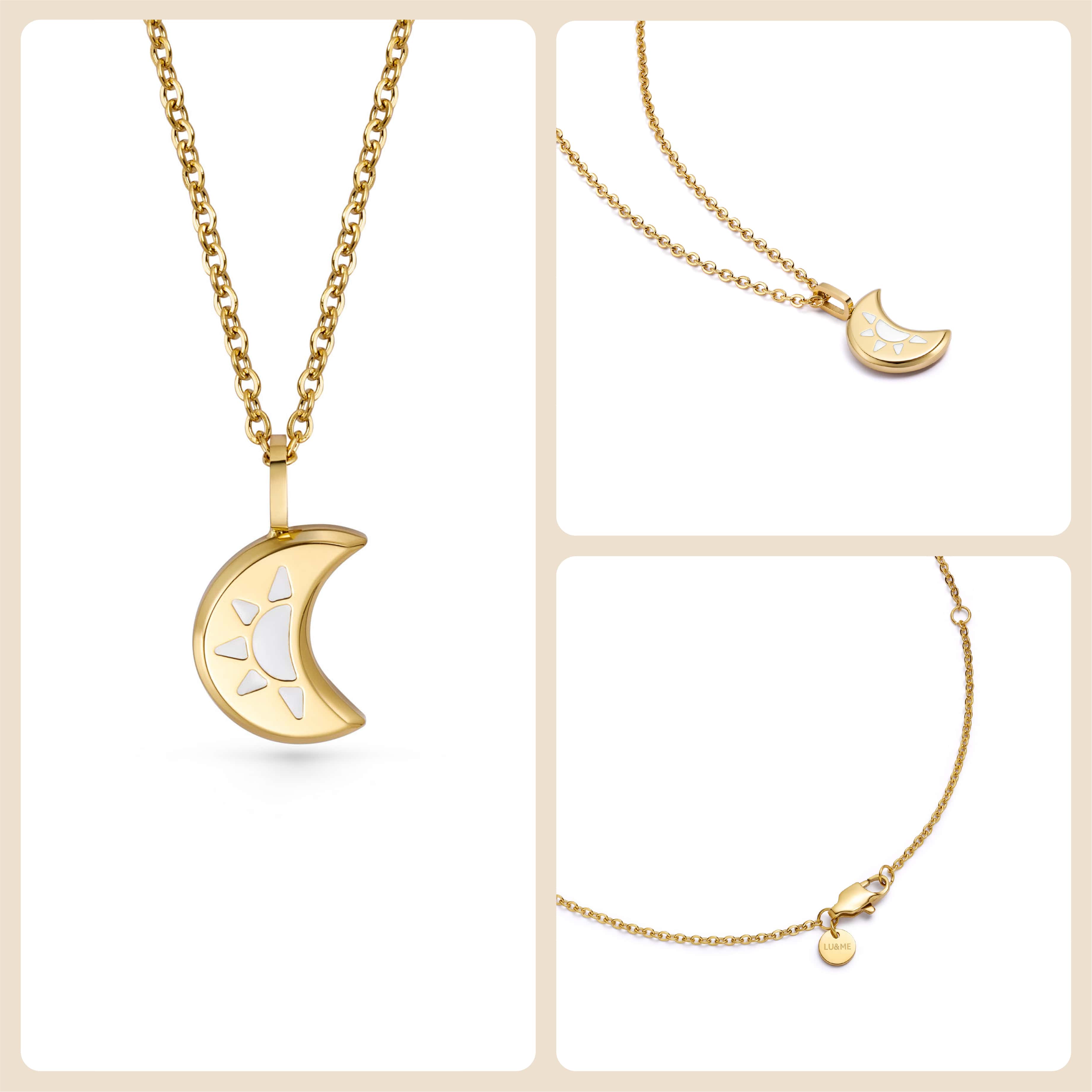 Luna Sylva - プラシオライトのマクラメネックレス LUNA Necklace | Solar-Powered Jewellery That Glows by LU&ME – LU&ME.CO