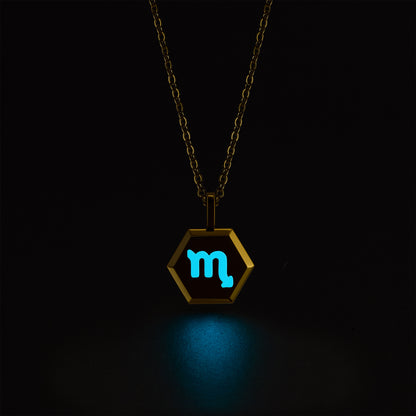 Scorpio Zodiac Pendant Necklace (Gold / Silver)