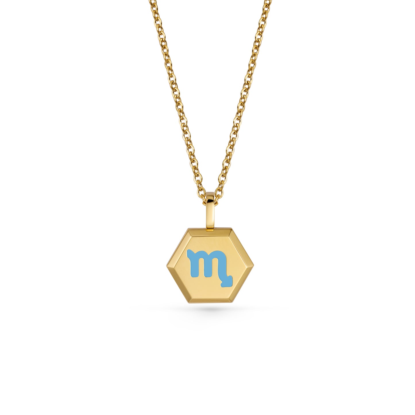 Scorpio Zodiac Pendant Necklace (Gold / Silver)