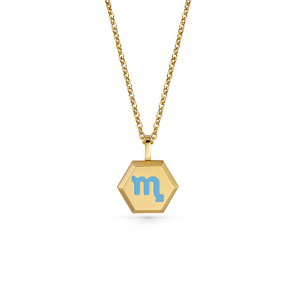 Scorpio Zodiac Pendant Necklace (Gold / Silver)