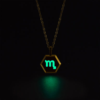 Scorpio Zodiac Pendant Necklace (Gold / Silver)