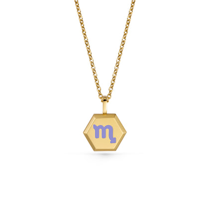 Scorpio Zodiac Pendant Necklace (Gold / Silver)