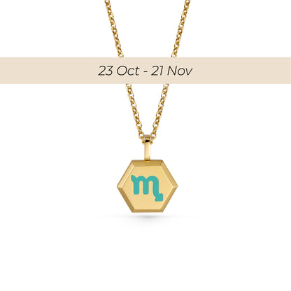 Scorpio Zodiac Pendant Necklace