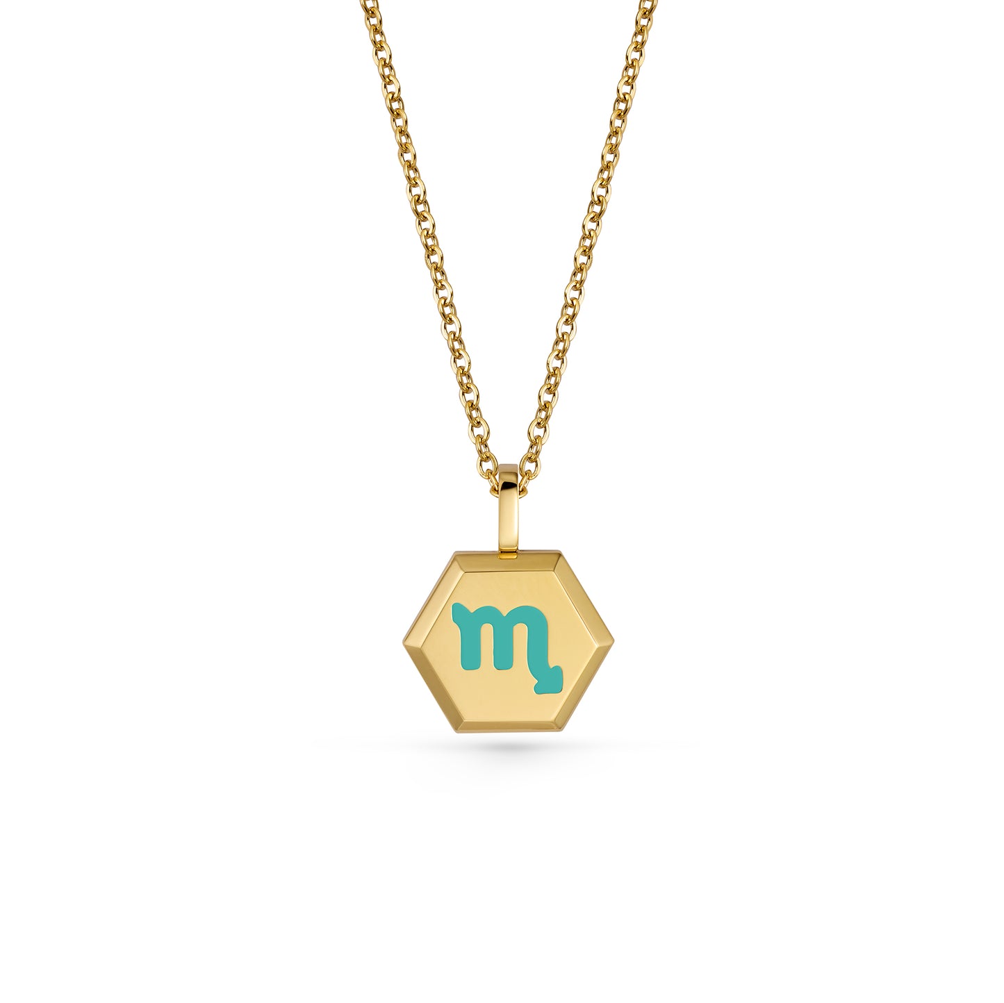 Scorpio Zodiac Pendant Necklace (Gold / Silver)