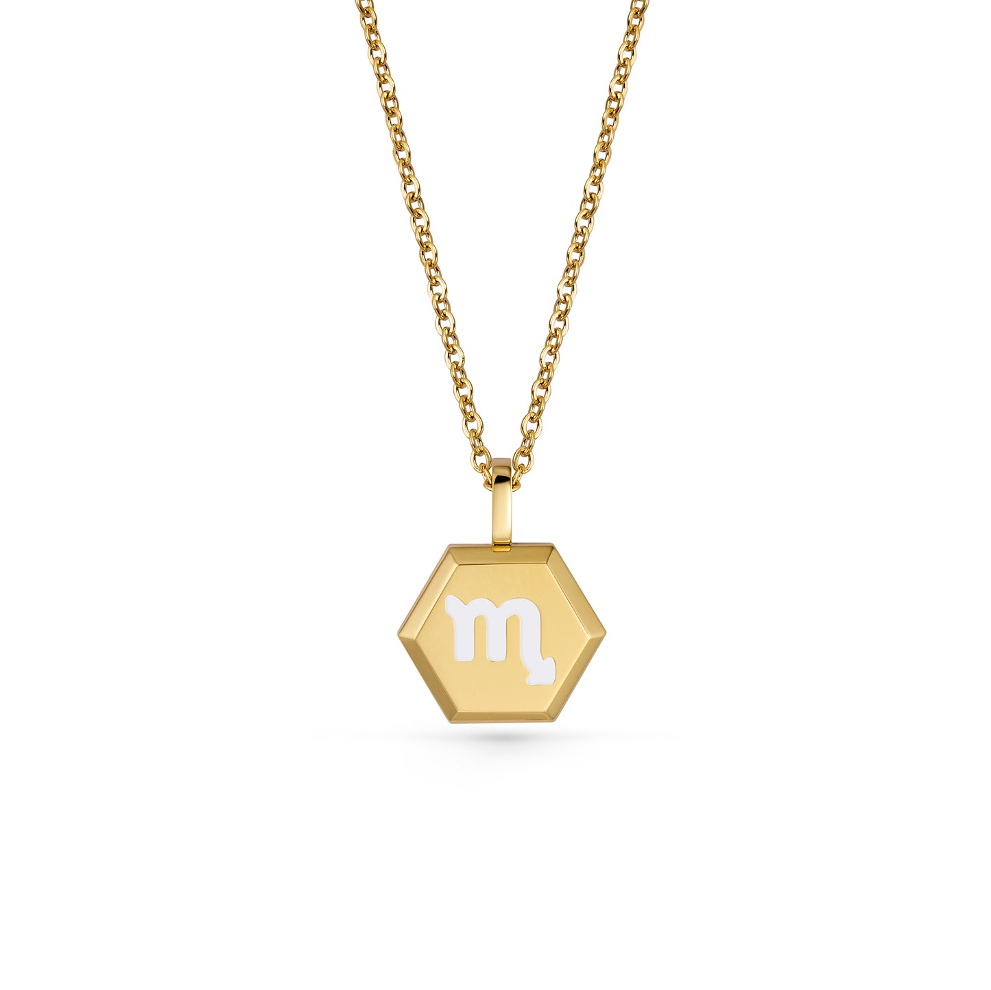 Scorpio Zodiac Pendant Necklace (Gold / Silver)
