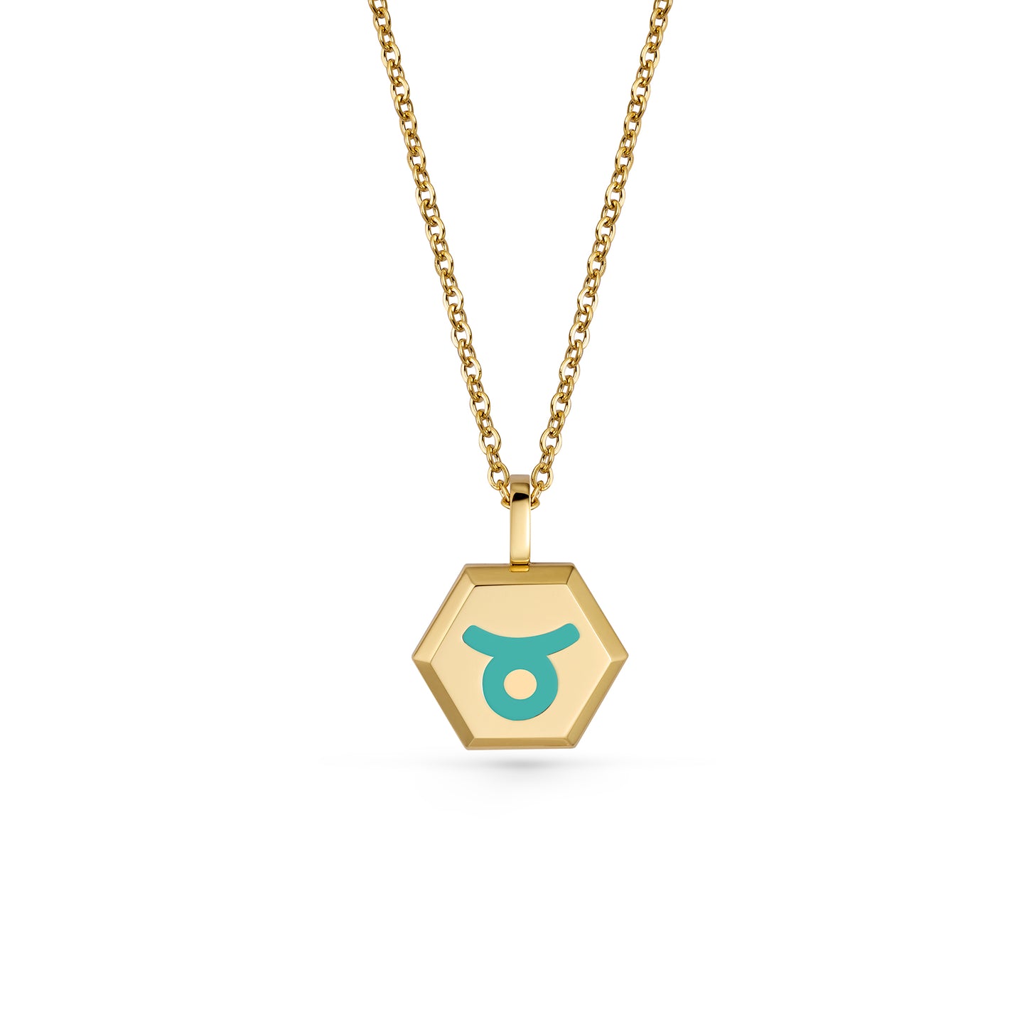 Taurus Zodiac Pendant Necklace (Gold / Silver)
