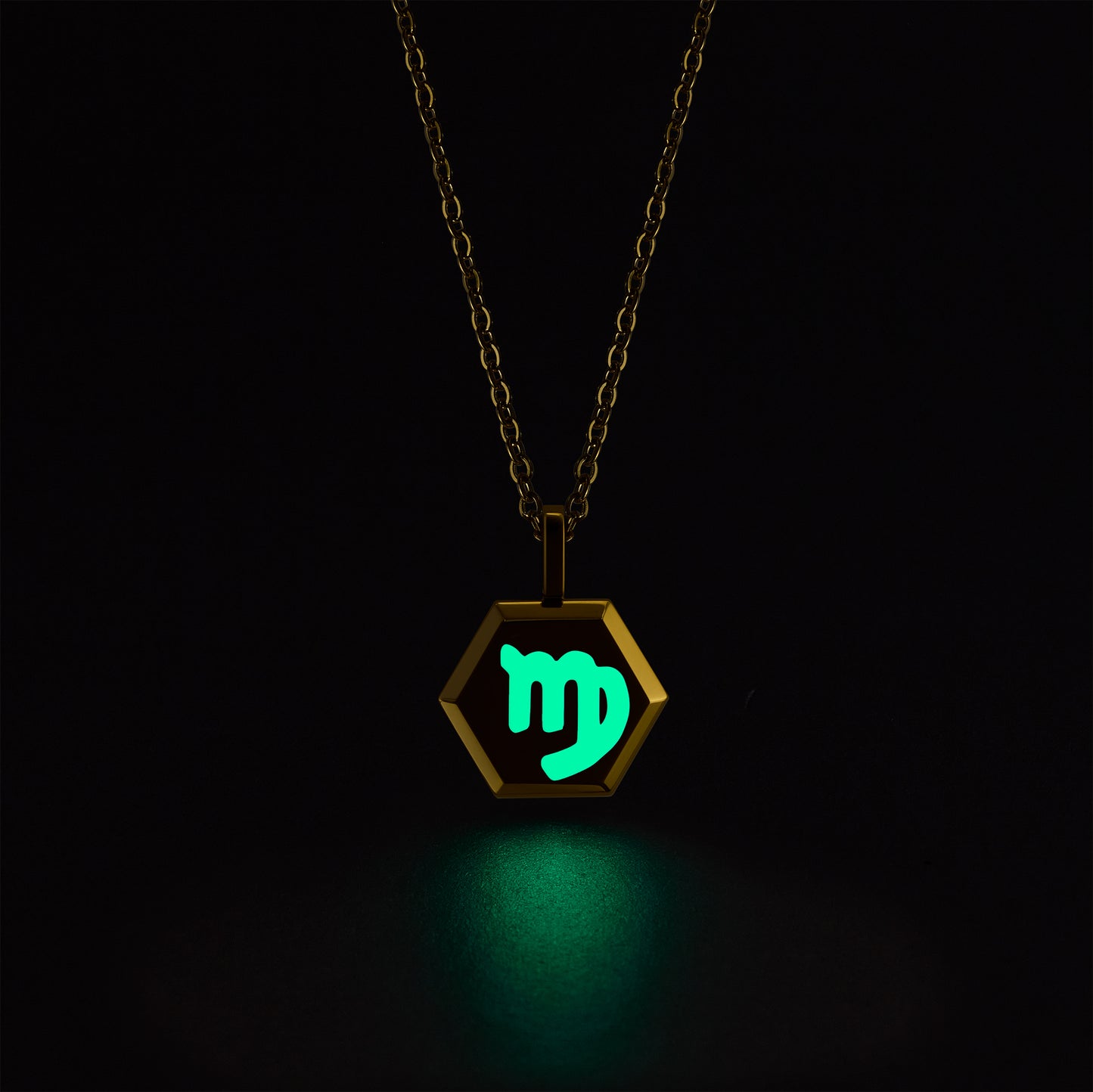 Virgo Zodiac Pendant Necklace (Gold / Silver)