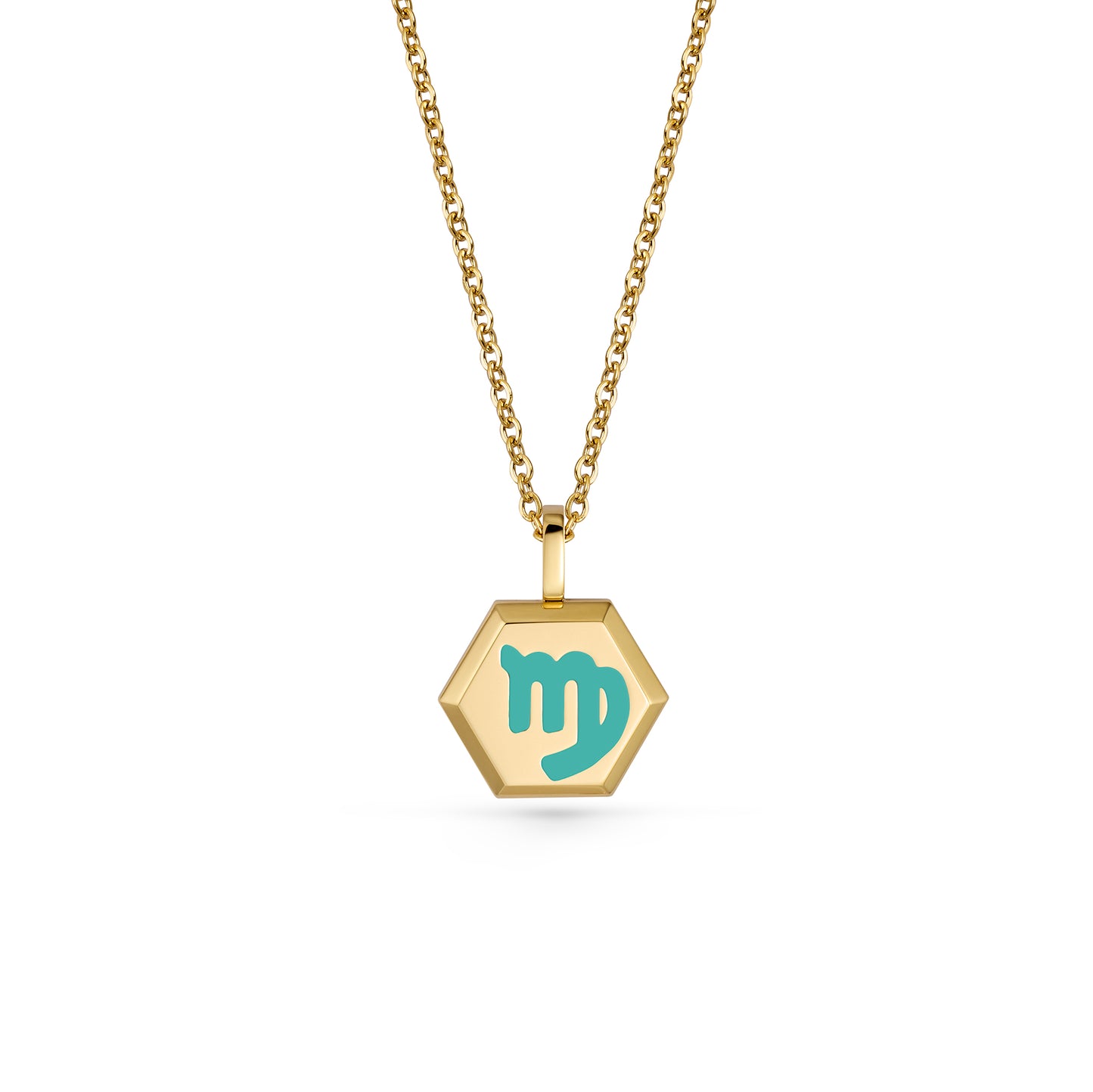 Virgo Zodiac Pendant Necklace (Gold / Silver)