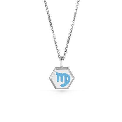 Virgo Zodiac Pendant Necklace (Gold / Silver)