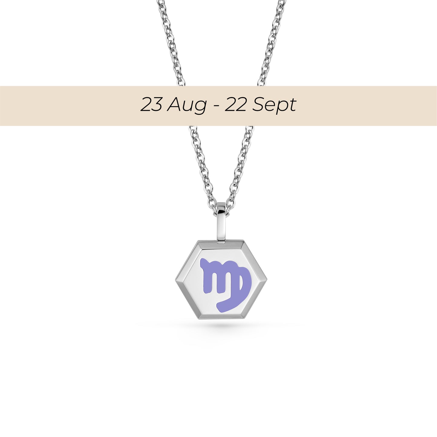 Virgo Zodiac Pendant Necklace