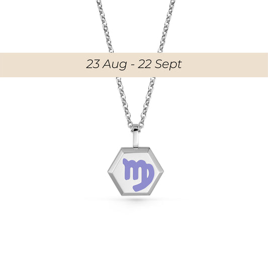 Virgo Zodiac Pendant Necklace